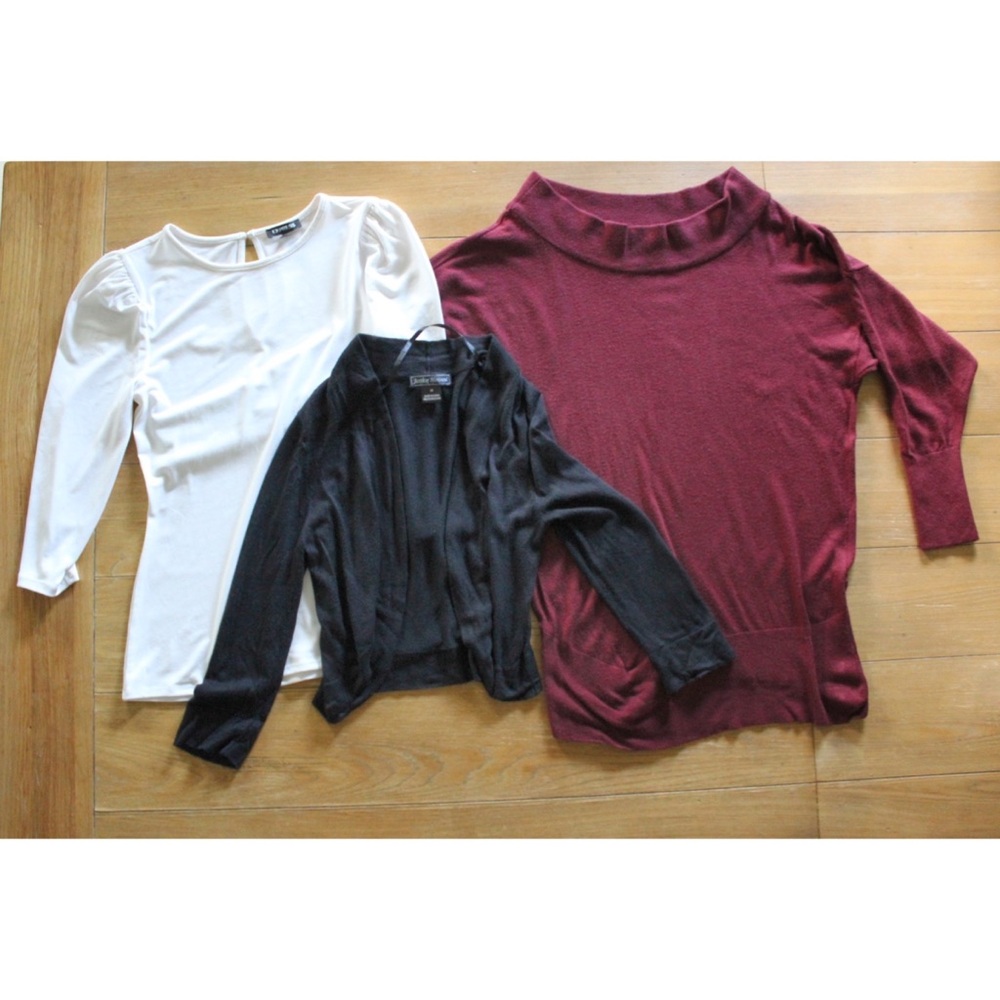 Express Jessica Howard (3) Piece Dressy Top Bundle Medium Preowned